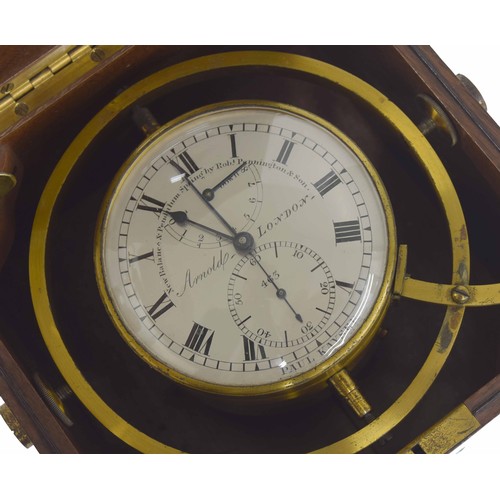 1341 - Fine eight day marine chronometer circa 1815, the 4