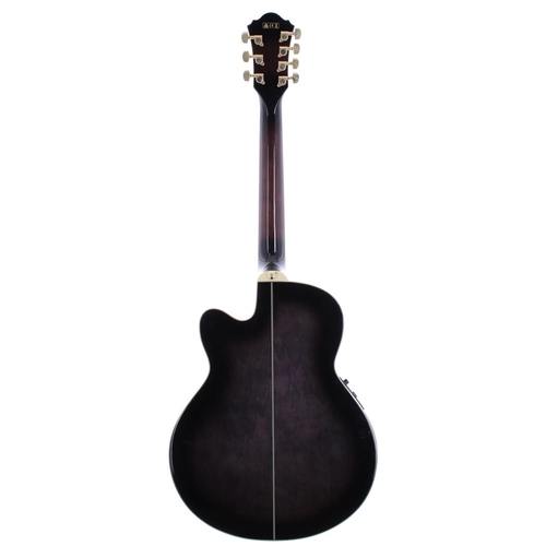 165 - 2015 Ibanez AEL207E-TKS1201 seven string electro-acoustic guitar, made in China, ser. no. S15xxxxxx4... 