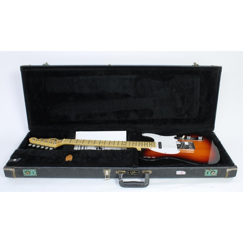 192 - 1991 G&L Asat Classic electric guitar, made in USA, ser. no. Gxxxxx8; Body: three-tone sunburst,... 