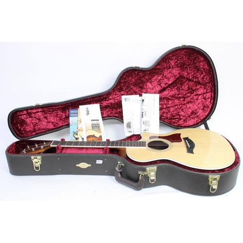 204 - 2016 Taylor 414ce-r electro-acoustic guitar, made in USA, ser. no. 1xxxxxxxx7; Back and sides: rosew... 