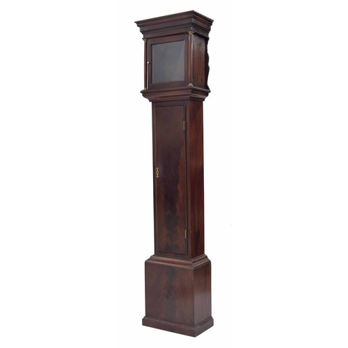 1812 - Contemporary mahogany grandmother clock with 8