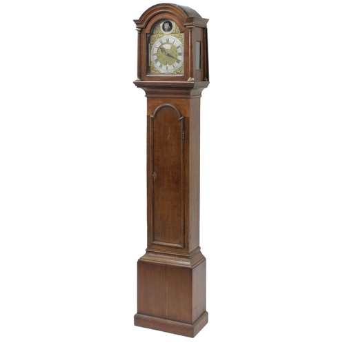 1835 - Oak thirty hour longcase clock, the 10