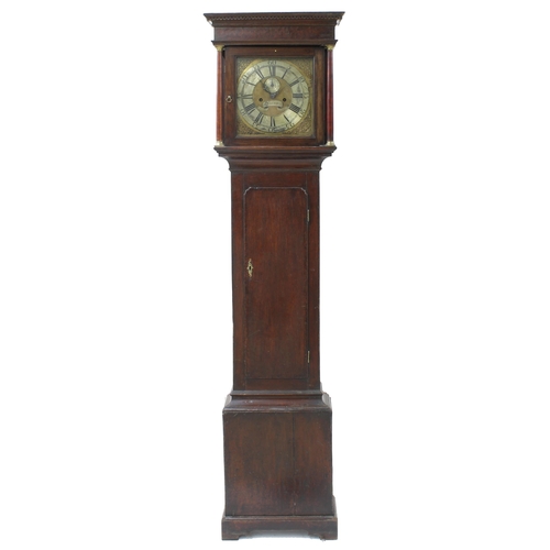 1837 - Oak thirty hour longcase clock, the 12