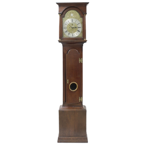 1838 - Oak eight day longcase clock, the 12