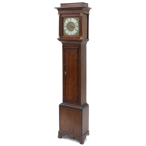 1805 - Oak thirty hour longcase clock, the 10.5