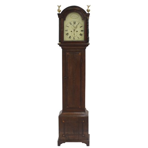 1826 - Oak eight day longcase clock, the 12