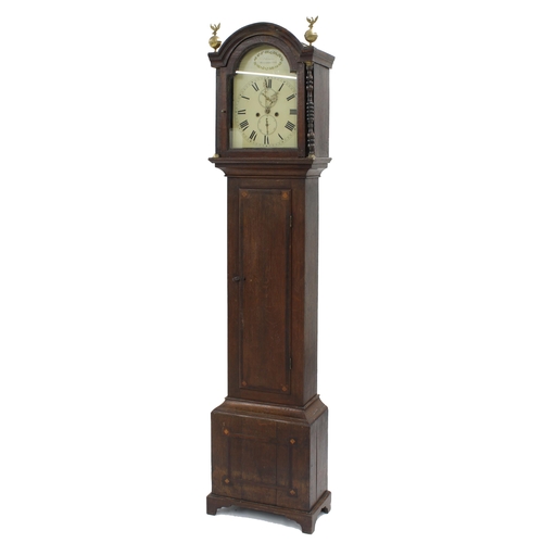 1826 - Oak eight day longcase clock, the 12