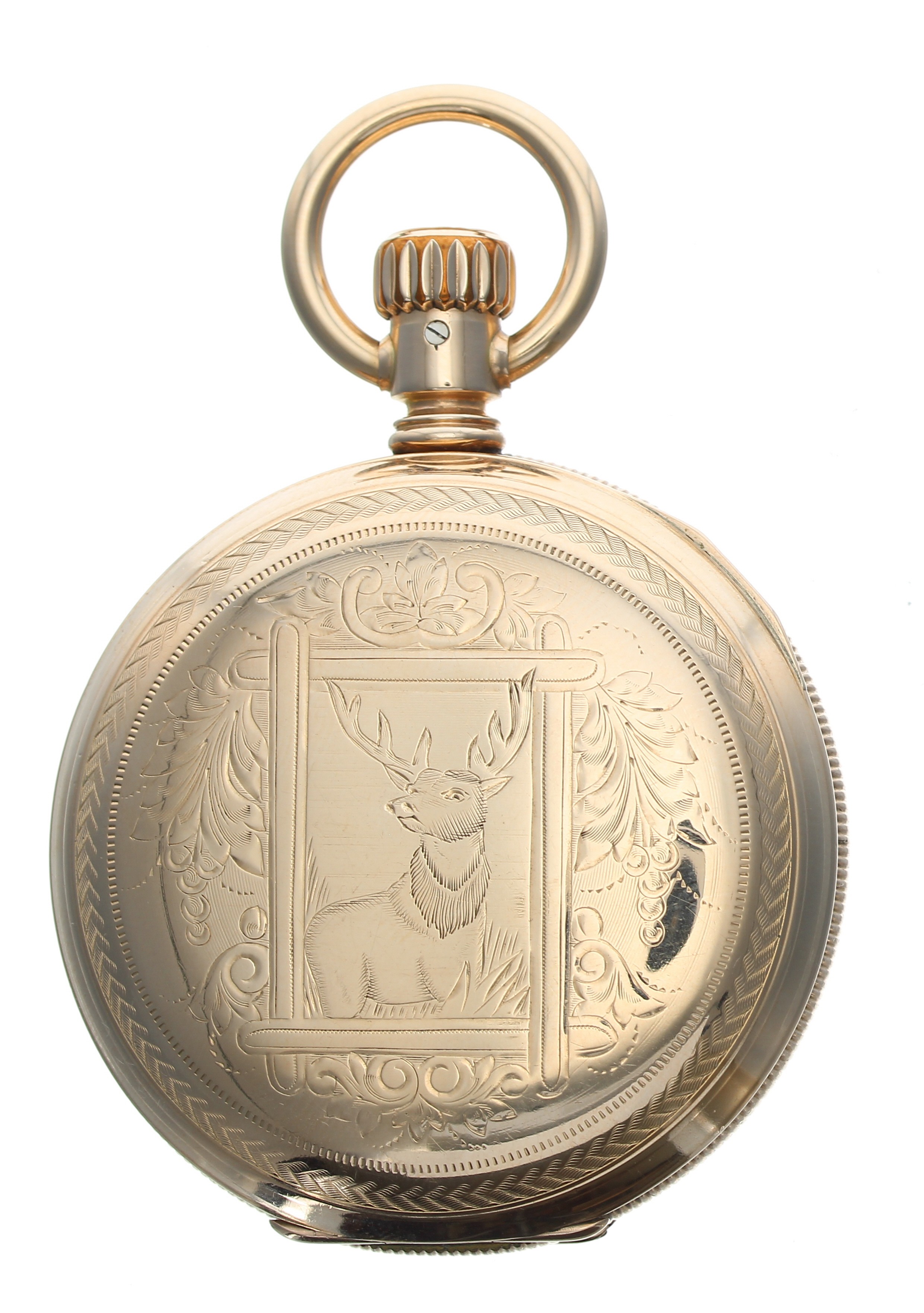 Keystone Watch Company gold filled hunter pocket watch, 18 size 15 ...