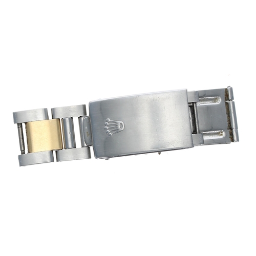 476 - Rolex - stainless steel and gold bracelet clasp, ref. 62523