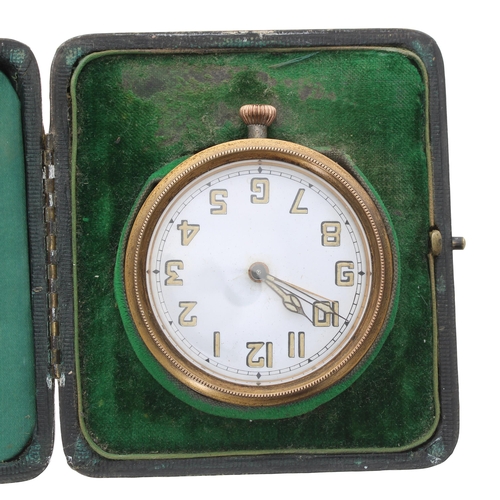 535 - Attractive silver and tortoiseshell pocket watch case, maker Henry Clifford Davis, Birmingham 1910, ... 