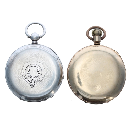 538 - American Waltham 'SOL' gold filled lever hunter pocket watch, no. 8683487, circa 1898 51mm (lacking ... 