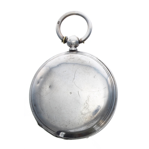 567 - Victorian silver fusee lever hunter pocket watch, London 1871, the movement signed Thos Sly, Sa... 