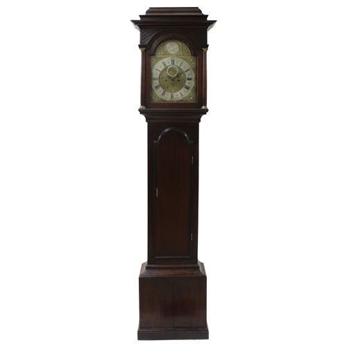 1828 - Oak eight day longcase clock, the 12