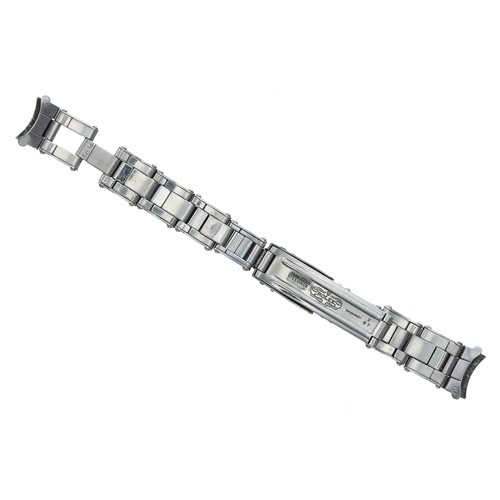 498 - Rolex - stainless steel rivetted Oyster expanding lady's wristwatch bracelet, ref. 6634, the clasp d... 