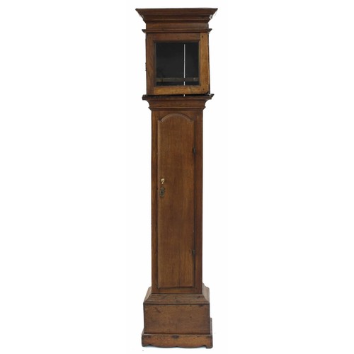 1808 - Oak thirty hour longcase clock, the 9.75