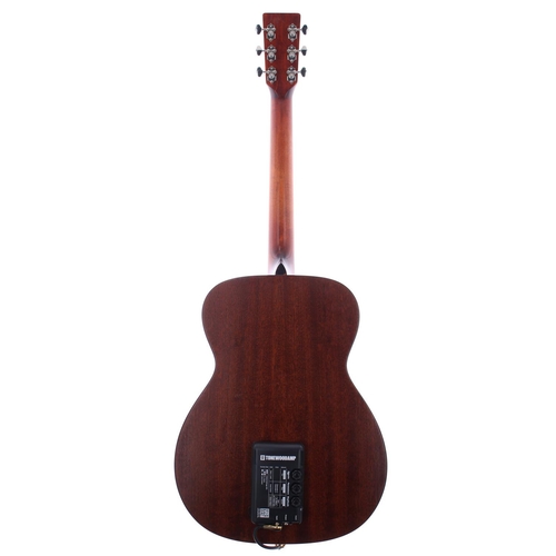 210 - 2014 Eastman E1OM-CLA acoustic guitar fitted with a Tonewood amp and Fishman sound hole pickup; Back... 