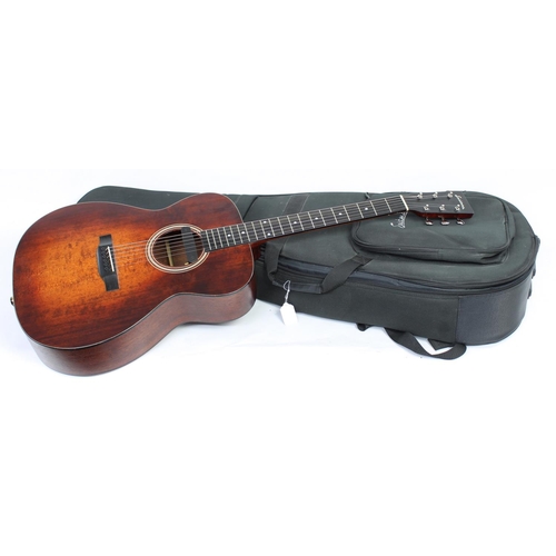 210 - 2014 Eastman E1OM-CLA acoustic guitar fitted with a Tonewood amp and Fishman sound hole pickup; Back... 