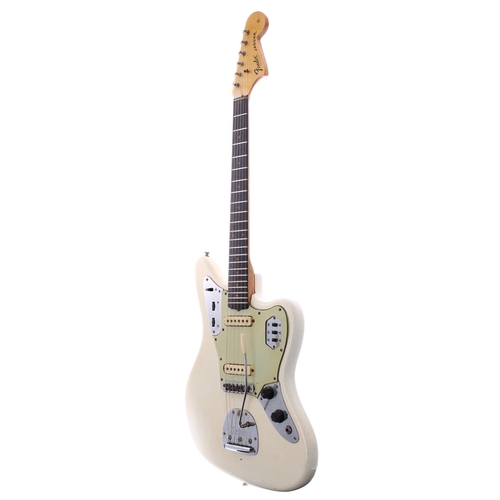 220 - Fender Jaguar electric guitar, made in USA, Late 1962 / early 1963; Body: Olympic white refinish ove... 