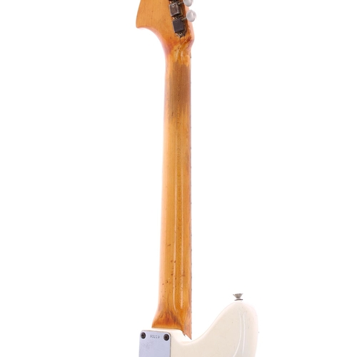 220 - Fender Jaguar electric guitar, made in USA, Late 1962 / early 1963; Body: Olympic white refinish ove... 