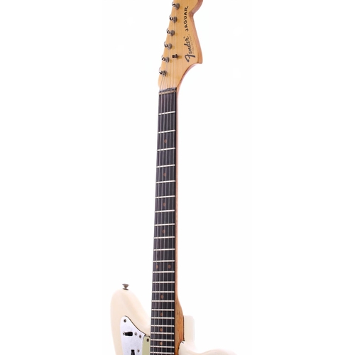 220 - Fender Jaguar electric guitar, made in USA, Late 1962 / early 1963; Body: Olympic white refinish ove... 