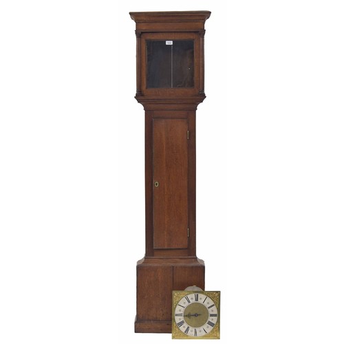 1830 - Oak thirty hour longcase clock, the 11