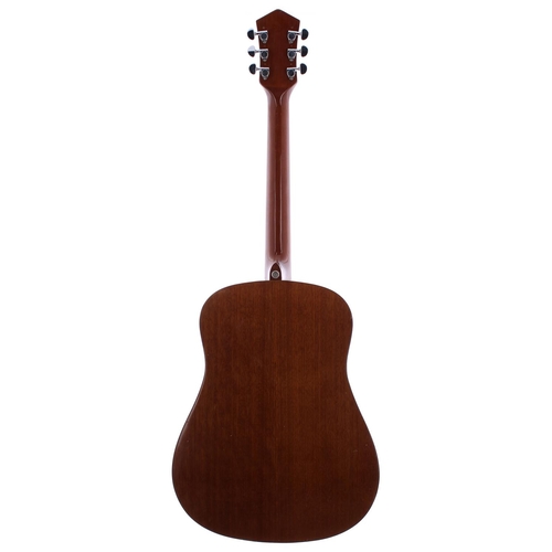 242 - 1980s Harmony H6830 acoustic guitar, made in Korea; Back and sides: laminated mahogany, surface scra... 