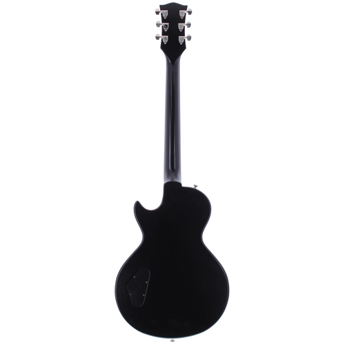 263 - 2016 Gordon Smith GS-1 60 electric guitar, made in England; Body: black finish; Neck: good; Fretboar... 