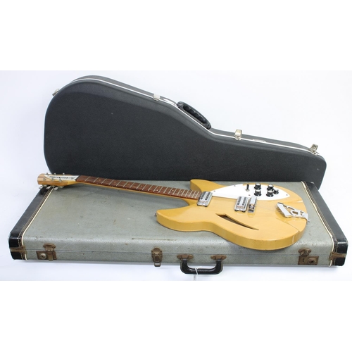 269 - 1966 Rickenbacker 330 semi-hollow body electric guitar, made in USA, sr. no. Fxxxx9; Body: Mapleglo,... 