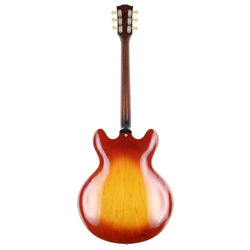 272 - 1972 Gibson ES-150 D hollow body electric guitar, made in USA, ser. no. 7xxxx0; Body: sunburst finis... 