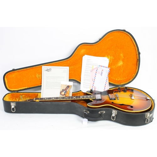 272 - 1972 Gibson ES-150 D hollow body electric guitar, made in USA, ser. no. 7xxxx0; Body: sunburst finis... 