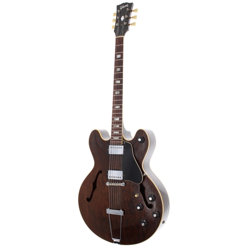 273 - 1968 Gibson ES-150 DW hollow body electric guitar, made in USA, ser. no. 9xxxx1; Body: walnut finish... 