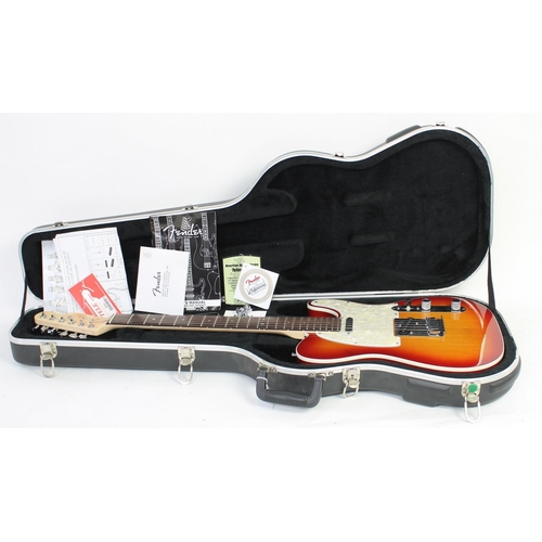 276 - 2008 Fender American Deluxe Telecaster electric guitar, made in USA, ser. no. DZ8xxxxx0; Body: Sienn... 