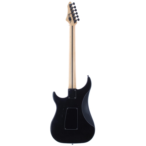 278 - Vigier Excalibur HSH electric guitar, made in France; Body: flame amber top, scratches and dings, fu... 