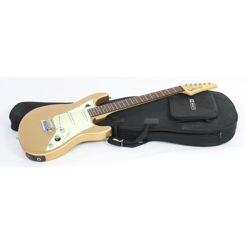 279 - 2014 James Tyler Variax JT69 electric guitar, made in Korea, ser. no. W14xxxxx3; Body: gold sparkle ... 