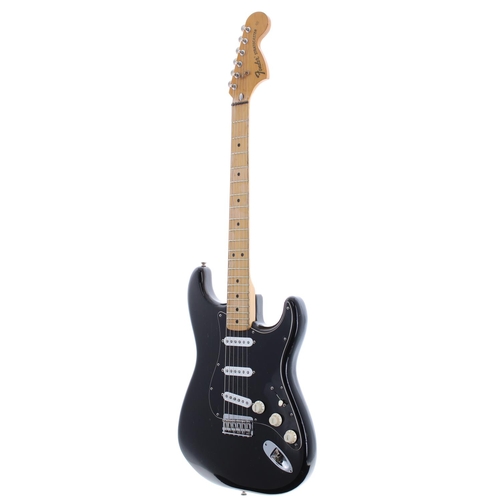 288 - 1976 Fender Stratocaster hardtail electric guitar, made in USA, ser. no. 7xxxx6; Body: black finish,... 