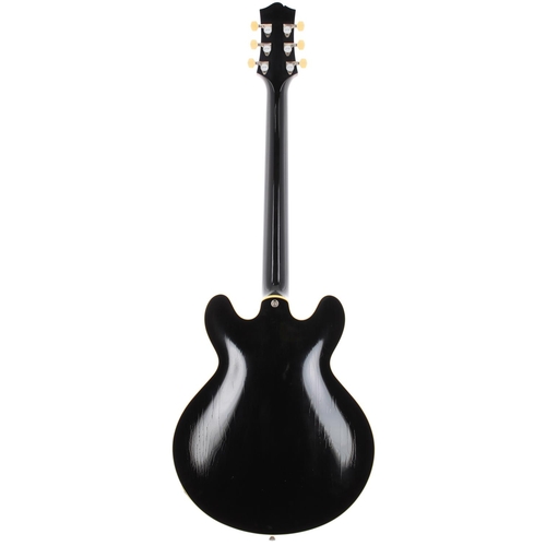 291 - Collings I30 LC hollow body electric guitar, made in USA, ser. no. 1xxx7; Body: aged black finish; N... 