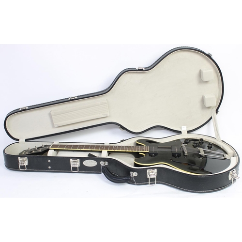 291 - Collings I30 LC hollow body electric guitar, made in USA, ser. no. 1xxx7; Body: aged black finish; N... 