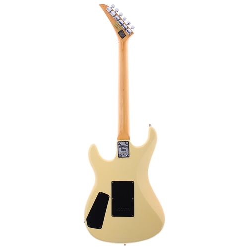 292 - Late 1980s Kramer XL II electric guitar, ser. no. 0xxx8; Body: aged white finish, possibly refinishe... 