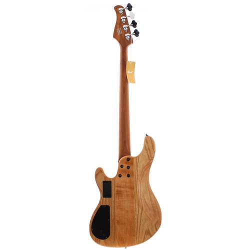 295 - 2022 Cort GB-Modern 4 bass guitar, made in Indonesia; Body: natural spalted top on natural three pie... 