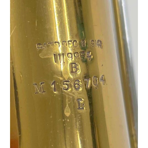 1830 - C.G Conn Ltd. 12M 'Crossbar' Baritone Saxophone, 1925, ser. no. M156704, case