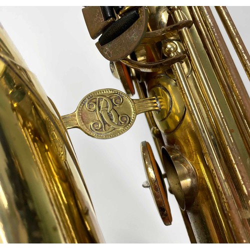 1831 - Buffet Crampon, Paris Super Dynaction Baritone Saxophone, 1960s, ser. no. 24172, case-**This model i... 