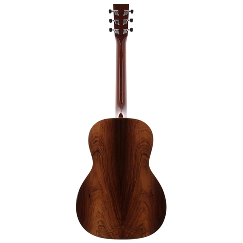 302 - Dave King Katrina acoustic guitar, made in England, circa 2011; Back and sides: Madagascan rosewood;... 