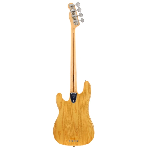 310 - 1974 Fender Telecaster Bass guitar, made in USA, ser. no. 3xxxx8; Body: natural finish, light surfac... 