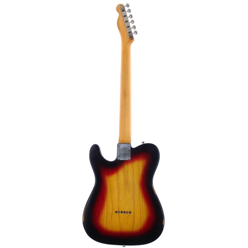 328 - 1963 Fender Telecaster electric guitar, made in USA, ser. no. Lxxxx7; Body: sunburst refinish with r... 