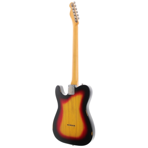 328 - 1963 Fender Telecaster electric guitar, made in USA, ser. no. Lxxxx7; Body: sunburst refinish with r... 