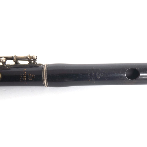 1843 - African blackwood Boehm system piccolo stamped A.Robert, Paris, circa 1900, length 32.3cm... 