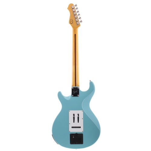 371 - 2006 Line 6 Variax electric guitar, made in China, ser. no. 06xxxxx8; Body: sky blue finish; Neck: m... 