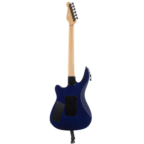 379 - Godin Artisan ST electric guitar, made in Canada, ser. no. 8xx5; Body: blue burst birds eye maple to... 