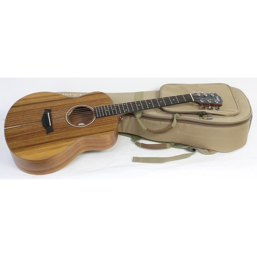 381 - 2015 Taylor GS Mini acoustic guitar, made in Mexico, ser. no. 2xxxxxxxx9; Body: laminated koa; Neck:... 