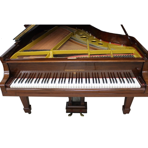 1552 - Steinway Model O grand piano, circa 1924, frame no. 220328, eighty-eight note - 7.25 octaves, with i... 